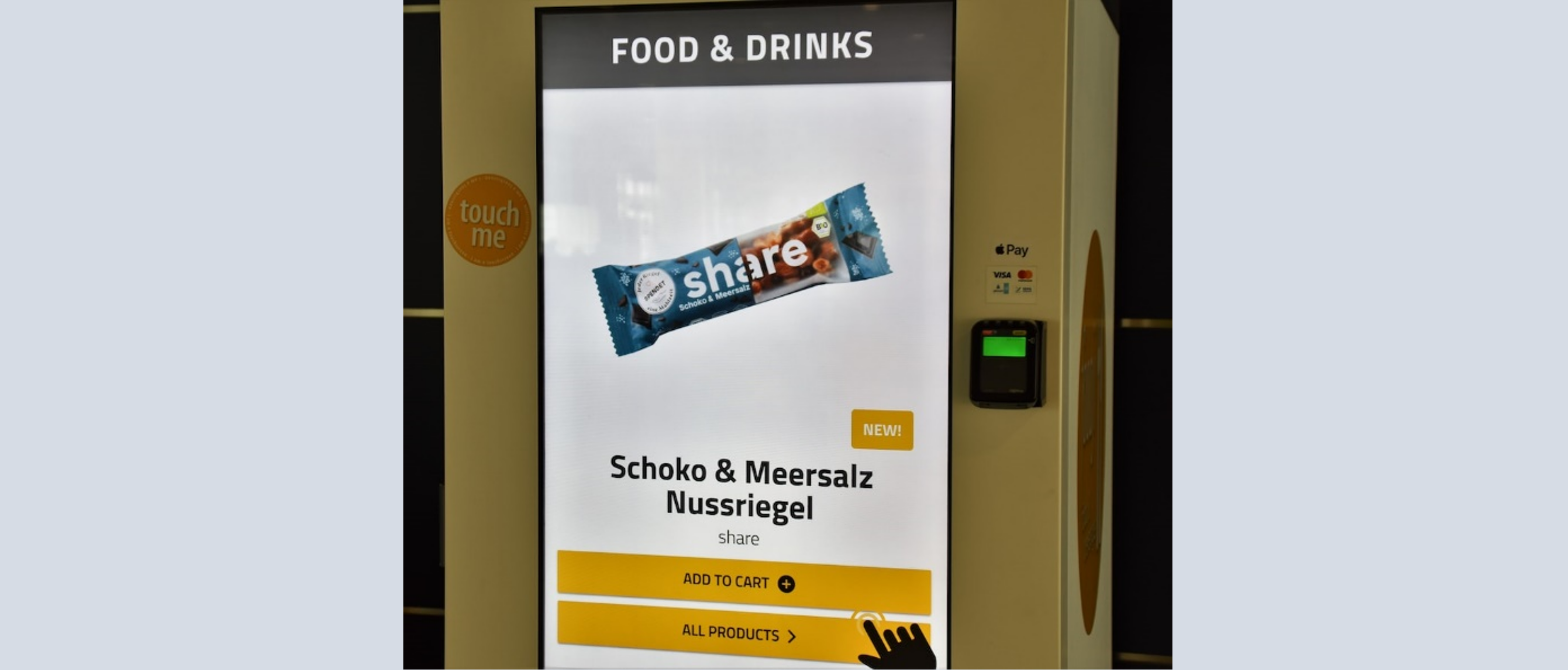 Vending machine at the airport